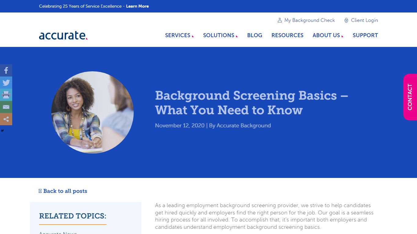 Background Screening Basics – What You Need to Know - Accurate